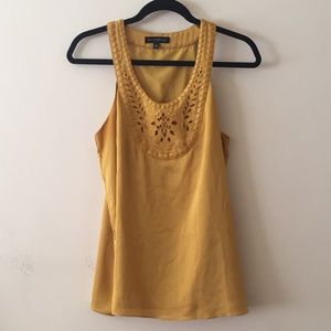 BANANA REPUBLIC, Mustard Sleeveless Blouse
